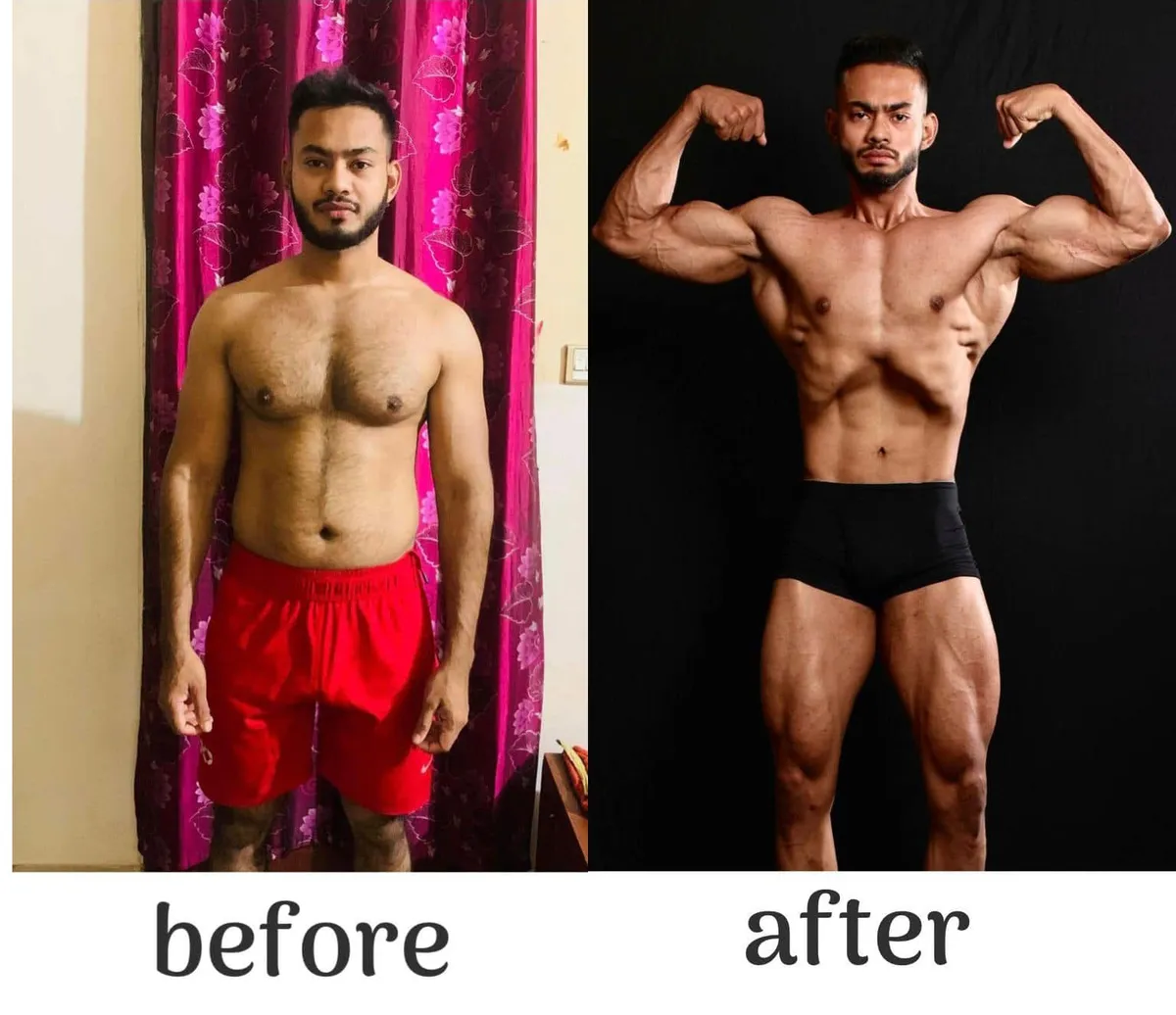 Rayhan Fitness Member Body Transformation Result